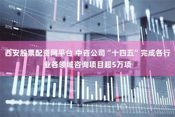 西安股票配资网平台 中咨公司“十四五”完成各行业各领域咨询项目超5万项